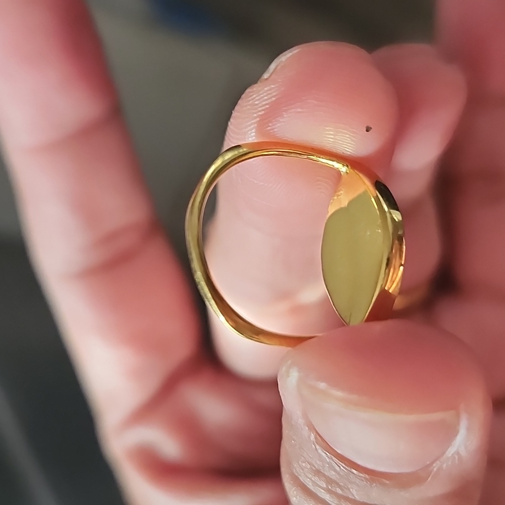 NWOT Gold-Filled Evil Eye Ring Size 5.5 - Picture 3 of 5